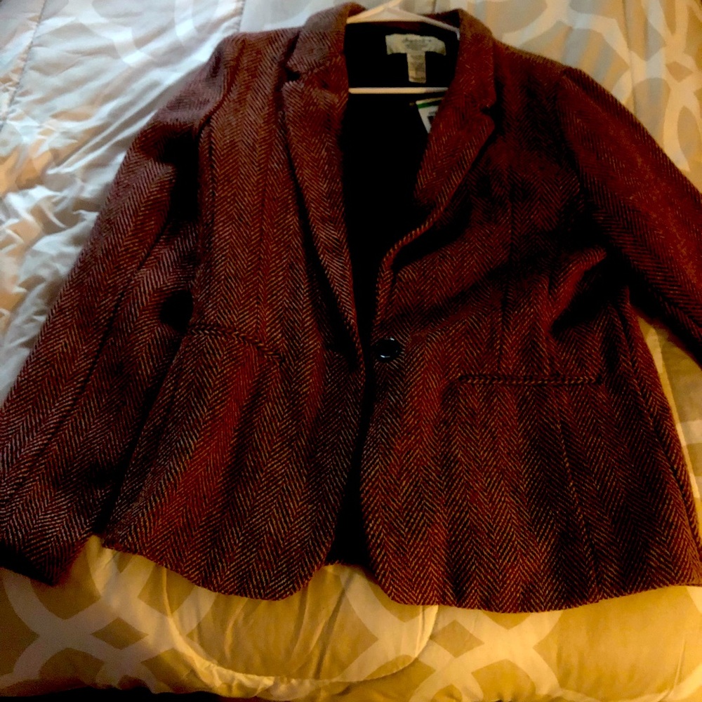 Red blazer stylish jacket